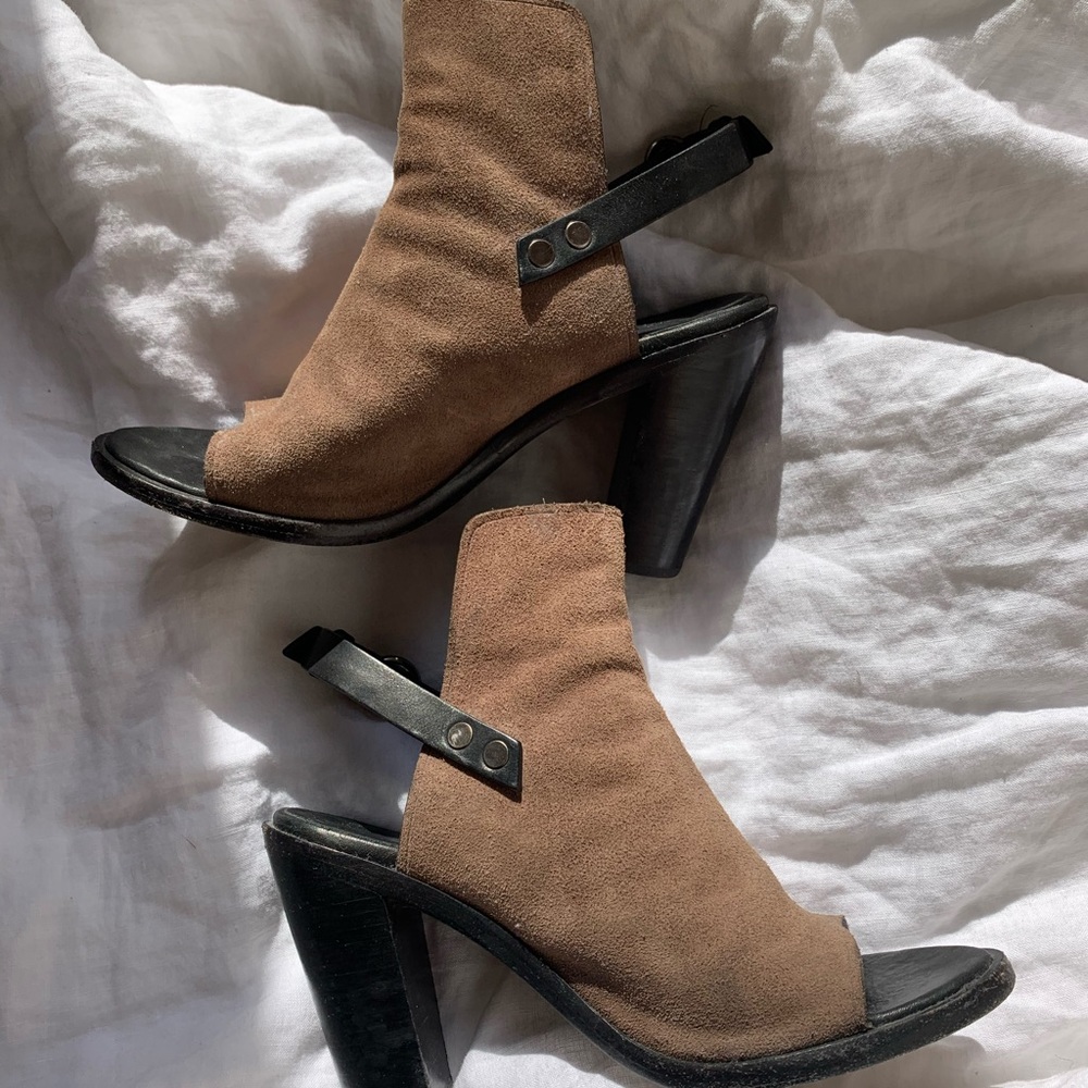 Rag and bone suede block sandals